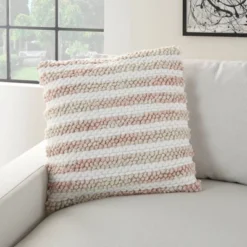 20"x20" Oversize Life Styles Ombre Woven Striped Square Throw Pillow - Mina Victory -Mina Victory Shop GUEST a59cc215 48a3 4eaa 8af9 0bf90a545933