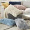 Soft Ribbon Shag Throw Pillow - Mina Victory