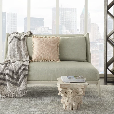 Mina Victory Life Styles Embroidered Burst Indoor Throw Pillow 3 Mina Victory Life Styles Embroidered Burst Indoor Throw Pillow