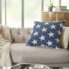 20"x20" Oversize Printed Stars Square Throw Pillow Navy - Mina Victory -Mina Victory Shop GUEST ab0356d9 1a25 4932 a98d fc2bf6d29fa2