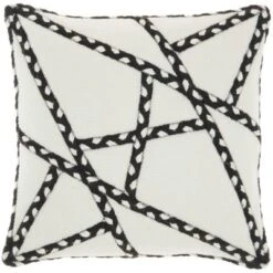18"x18" Woven Braided Geometric Outdoors Square Throw Pillow - Mina Victory -Mina Victory Shop GUEST acb878fd 92dd 4e2b ac84 157a39512761