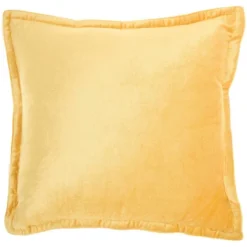 20"x20" Oversize Sofia Solid Velvet Flange Square Throw Pillow - Mina Victory -Mina Victory Shop GUEST b3759b1e fe1b 401f ad2d 4461521215de