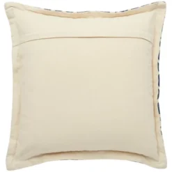 Life Styles Printed Triangle Patch Oversize Square Throw Pillow Indigo - Mina Victory -Mina Victory Shop GUEST b454c805 f580 4ed0 8d45 dd1473c27e00