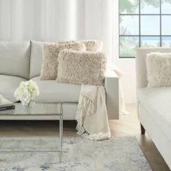 Yarn Shimmer Shag Throw Pillow - Mina Victory -Mina Victory Shop GUEST ba16f10a 80c7 4fc5 a241 f1346b0375e9