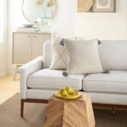 18"x18" Life Styles Lattice With Tassels Square Throw Pillow - Mina Victory -Mina Victory Shop GUEST bbb1bcaa 37ff 4307 82bc 4cd20ff18ecf