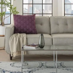 Life Styles Erased Velvet Throw Pillow - Mina Victory -Mina Victory Shop GUEST bbc90bf9 8698 4ab9 b21e ab656ef48802