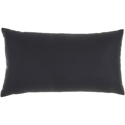 12"x21" Raised Print Leopard Outdoor Lumbar Throw Pillow White/Black - Mina Victory 4 12"x21" Raised Print Leopard Outdoor Lumbar Throw Pillow White/Black - Mina Victory - Image 2