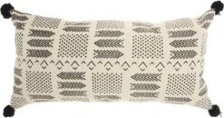 Mina Victory Life Styles Small Arrows & Dots Ivory/Black Throw Pillow -Mina Victory Shop GUEST c2df9cbd 6b8c 4de0 9a94 08d039859378