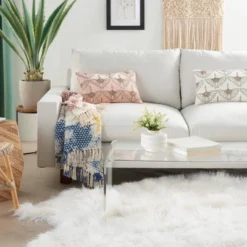 12"x20" Sofia Beaded Flowers Lumbar Throw Pillow - Mina Victory -Mina Victory Shop GUEST c603b935 7031 4c6c be3d 321a70cd03df