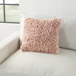 17"x17" Shag Chindi Short Cut Square Throw Pillow Blush - Mina Victory 12 17"x17" Shag Chindi Short Cut Square Throw Pillow Blush - Mina Victory -Mina Victory Shop GUEST c9003ca2 f38c 4639 982d d7fd00cf6025