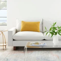 Life Styles Solid Woven Cotton Throw Pillow - Mina Victory -Mina Victory Shop GUEST cba2d788 5f0d 428f 9d59 4ac8e55e2c11