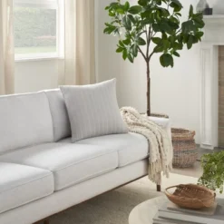 Mina Victory Life Styles Verticle Stripes 18" X 18" Indoor Pillow Cover -Mina Victory Shop GUEST ce807612 5b98 43bc aa3e 1d8784685597