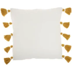 Oversize Life Styles Braided Striped Throw Pillow With Tassels - Mina Victory -Mina Victory Shop GUEST d492215e fc4a 4c90 bb70 da3b4ffa48f7