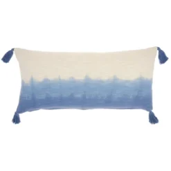 14"x30" Life Styles Ombre Lumbar Throw Pillow With Tassels - Mina Victory -Mina Victory Shop GUEST d547623b a690 4d11 8e97 f15772a4c6ca