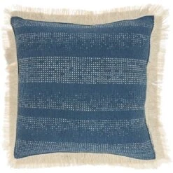 18"x18" Life Styles Stonewash Square Throw Pillow With Fringe - Mina Victory -Mina Victory Shop GUEST dc690149 28ce 42ae bcc3 a76790b449fc