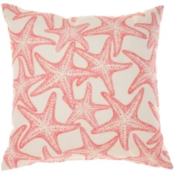 18"x18" Reversible Indoor/Outdoor Starfish And Wave Square Throw Pillow - Mina Victory -Mina Victory Shop GUEST e870b013 5bab 466d 87f1 8043e671cbf2