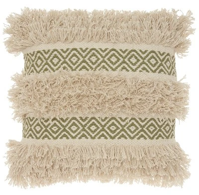 Mina Victory Life Styles Diamond Stripe Texture Throw Pillow 10 Mina Victory Life Styles Diamond Stripe Texture Throw Pillow - Image 8