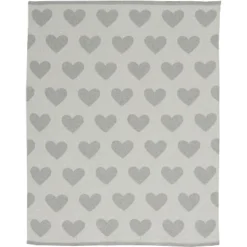 Mina Victory Plush Lines Metallic Hearts 30" X 40" Indoor Throw Blanket -Mina Victory Shop GUEST ecb47bde 574c 476e 988d 44fa642f4a35