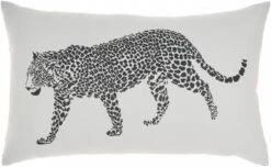 Mina Victory Outdoor Raised Print Leopard Lumbar Throw Pillow -Mina Victory Shop GUEST ee515568 ff09 41a3 a8ae d54326d8ade0