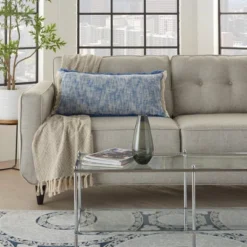 14"x30" Life Styles Woven Fringe Lumbar Throw Pillow - Mina Victory -Mina Victory Shop GUEST f15c5e7e b82e 4c7c 98ff f306cb5b7479