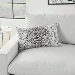 14"x24" Oversized Reversible Indoor/Outdoor Leopard Print Lumbar Throw Pillow - Mina Victory 9 14"x24" Oversized Reversible Indoor/Outdoor Leopard Print Lumbar Throw Pillow - Mina Victory -Mina Victory Shop GUEST f849f65c e6df 4501 827b bd566b4709f4