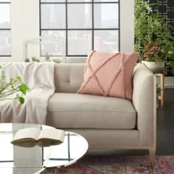 18"x18" Distressed Diamond Square Throw Pillow - Nourison -Mina Victory Shop GUEST f95b3c7b e8da 4dc6 909e 264c63f403f3