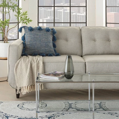 Life Styles Woven With Tassels Throw Pillow - Mina Victory 6 Life Styles Woven With Tassels Throw Pillow - Mina Victory - Image 4